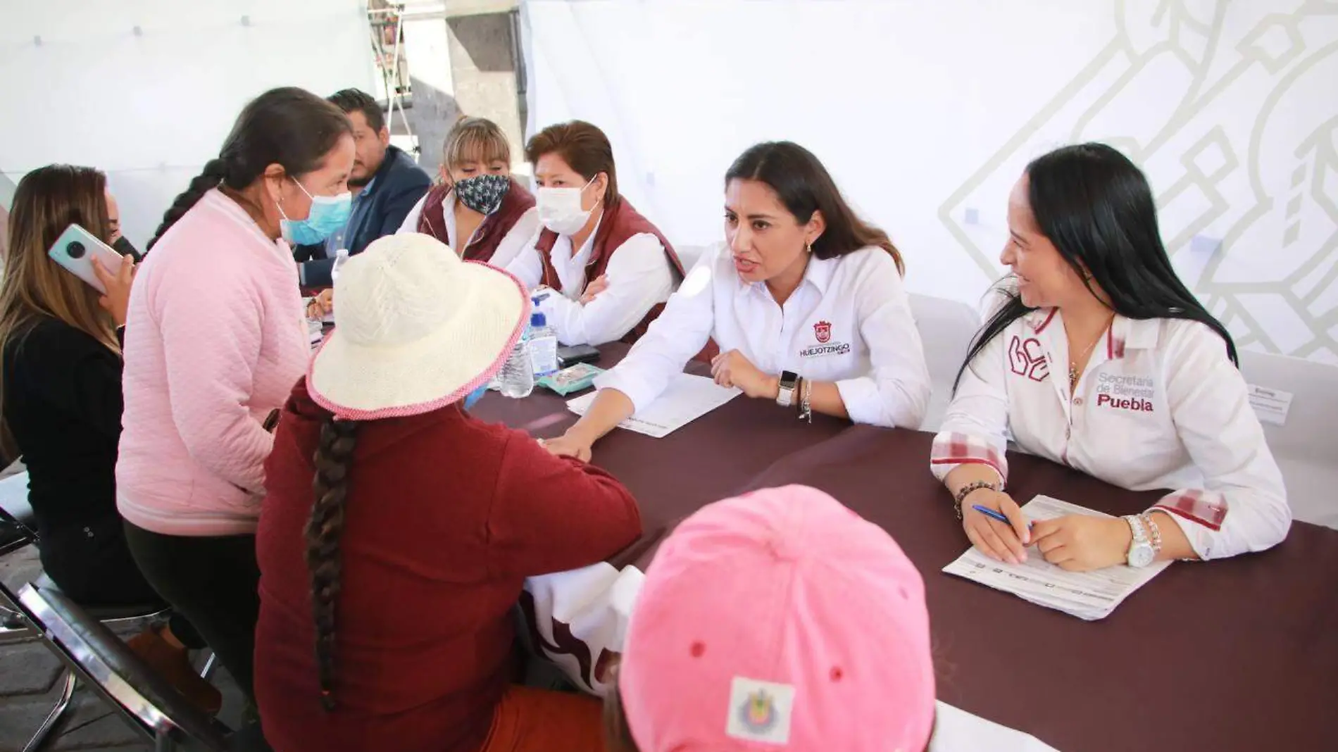 Angélica Alvarado y Liz Sánchez Huejotzingo